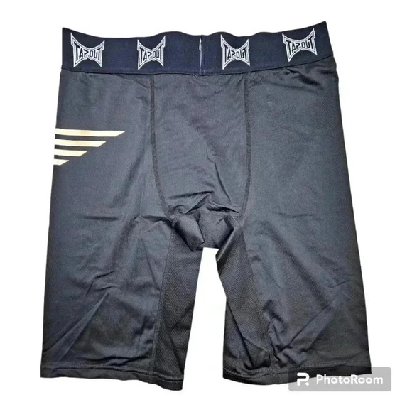 Tapout compression shorts 10 in inseam workout style # T11329 NWT L or XL - Picture 3 of 9